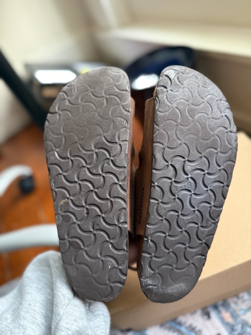Birkenstocks 38 women’s 7 mens 5 fair condition - Picture 7 of 9